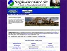 Tablet Screenshot of niagarawineryguide.com